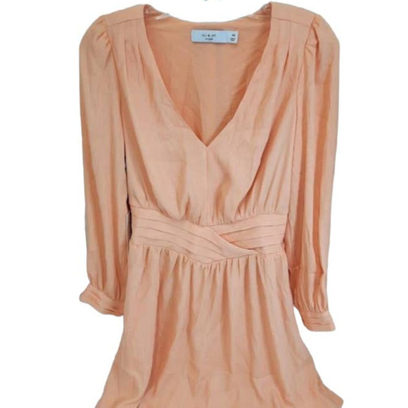 NWT Ali and Jay Los Angeles Peach Seashell MIni Dress In Size XS - Picture 4 of 8